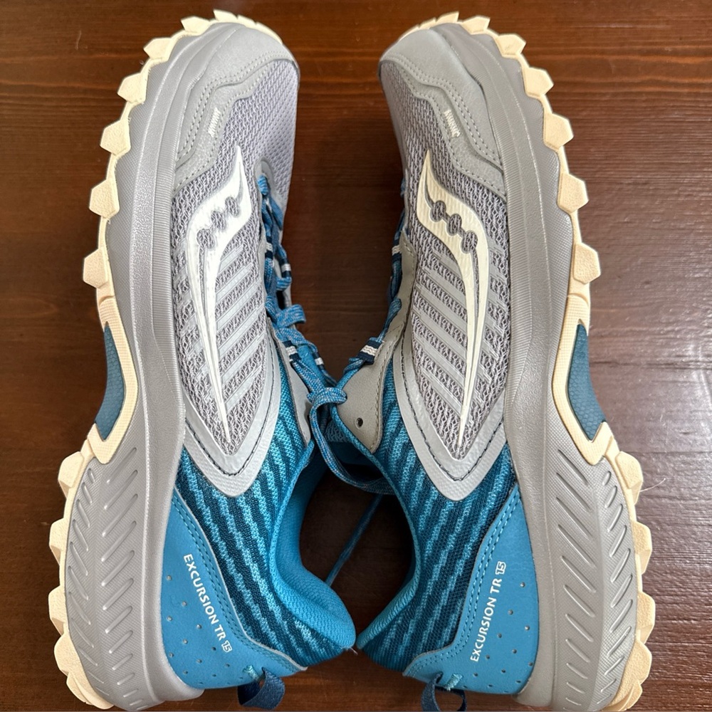 Womens Saucony‎ Excursion TR 15 Gray Running Sneakers Shoes S10668-15 Size 12